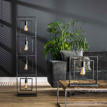 Vloerlamp TURN SQUARE - Charcoal ZLS 8342-76