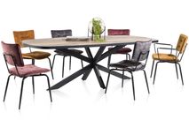 Eetkamertafel AVALOX ovaal met centrale poot - Dri HEH 54691-DRI