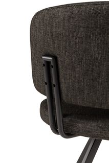 Stoel ALLURE - Zwart/zwart PFT-247-000005-P700