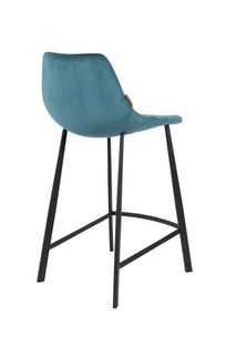Barstoel FRANKY - Velvet orange ZVR 1500067