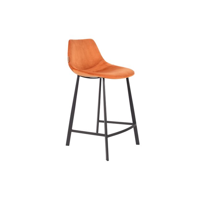 Barstoel FRANKY - Velvet petrol