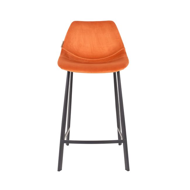 Barstoel FRANKY - Velvet petrol