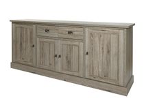 Dressoir YORK 4 deuren - Lariks & crystal oak  MBR-1-000056