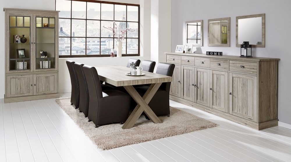 Dressoir YORK 5 deuren - Crystal oak beige MBR-1-000058