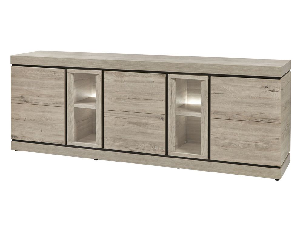 Dressoir BELLUNO groot - Millenium Oak Light Grey EVA-26-000001