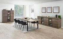 Dressoir BELLUNO medium - Millenium Oak Light Grey EVA-26-000012