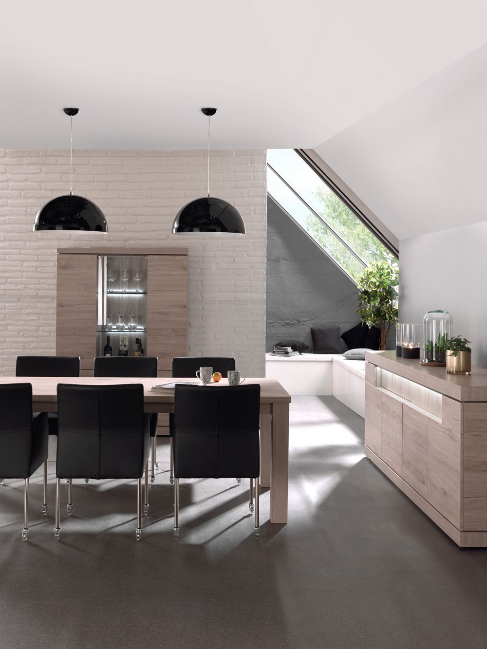 Dressoir ETNA medium - Millenium oak light grey