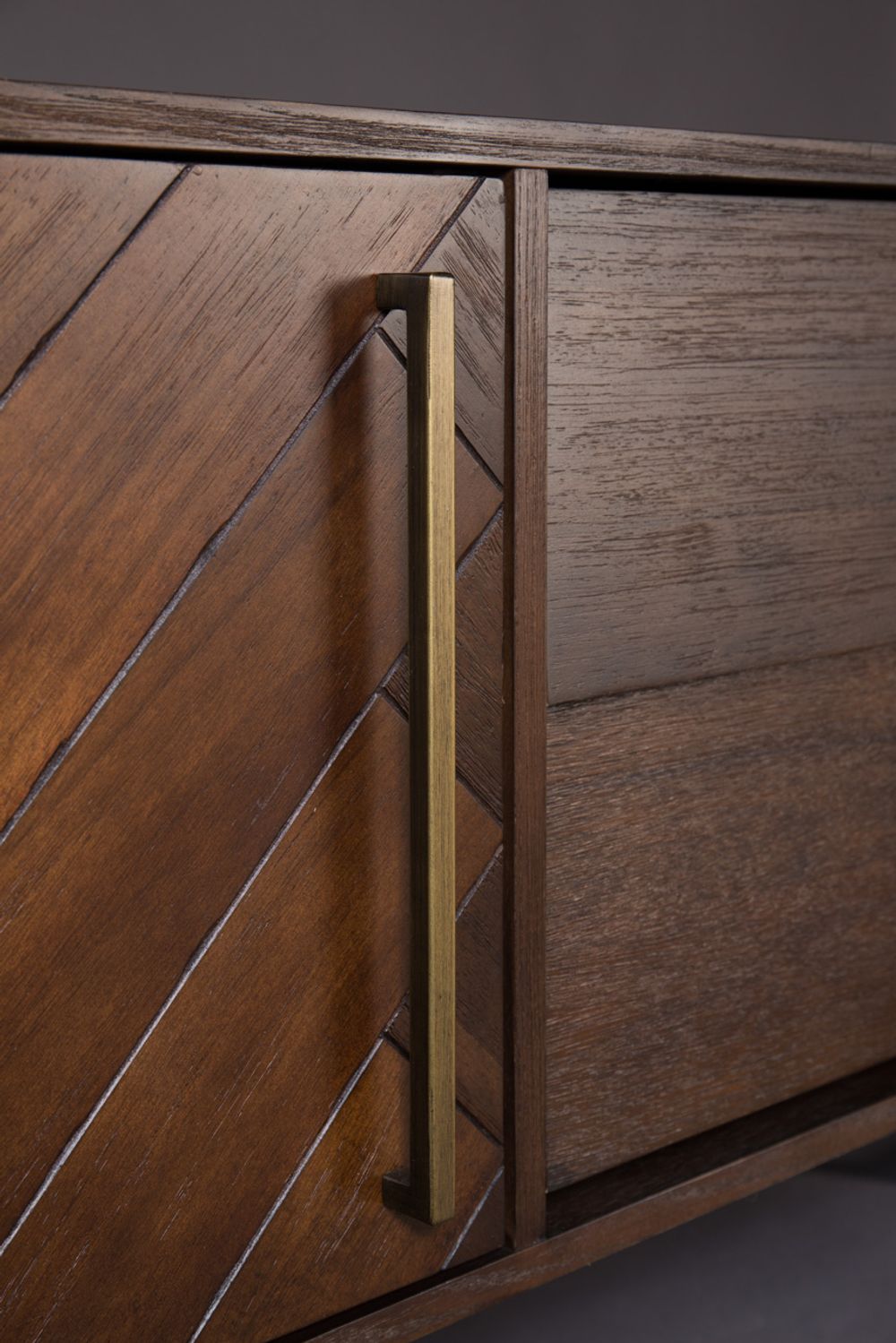 Dressoir CLASS laag - Acacia wood/brass ZVR 4300007