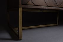 Dressoir CLASS laag - Acacia wood/brass ZVR 4300007