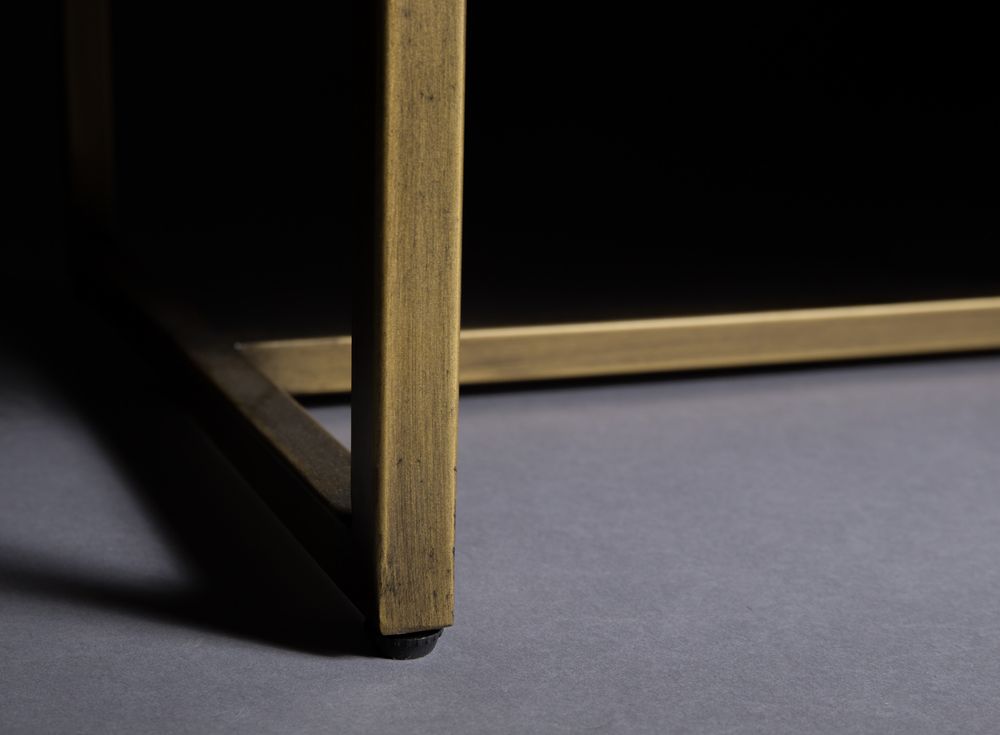 Dressoir CLASS laag - Acacia wood/brass ZVR 4300007