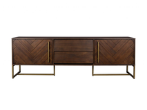 Dressoir CLASS laag - Acacia wood/brass ZVR 4300007