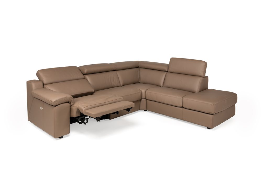Hoekzetel MAMBO met relax - Leder bull taupe C-CAL-22-HKS-10-BT313