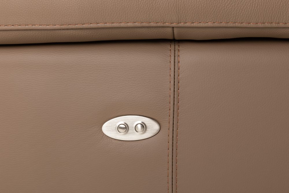 Hoekzetel MAMBO met relax - Leder bull taupe C-CAL-22-HKS-10-BT313