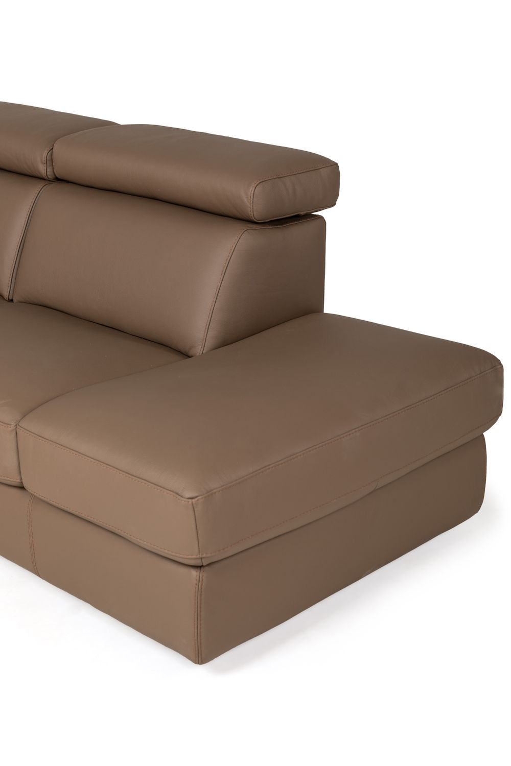 Hoekzetel MAMBO met relax - Leder bull taupe C-CAL-22-HKS-10-BT313