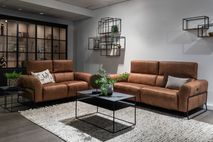 2-zit zetel B-0327 - Cognac bruin HTL B0327 2Z