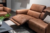 2-zit zetel B-0327 - Cognac bruin HTL B0327 2Z