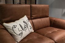 2-zit zetel B-0327 - Cognac bruin HTL B0327 2Z