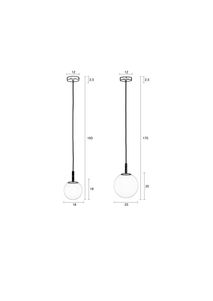 Hanglamp ORION - Opaal wit ZVR 5300178