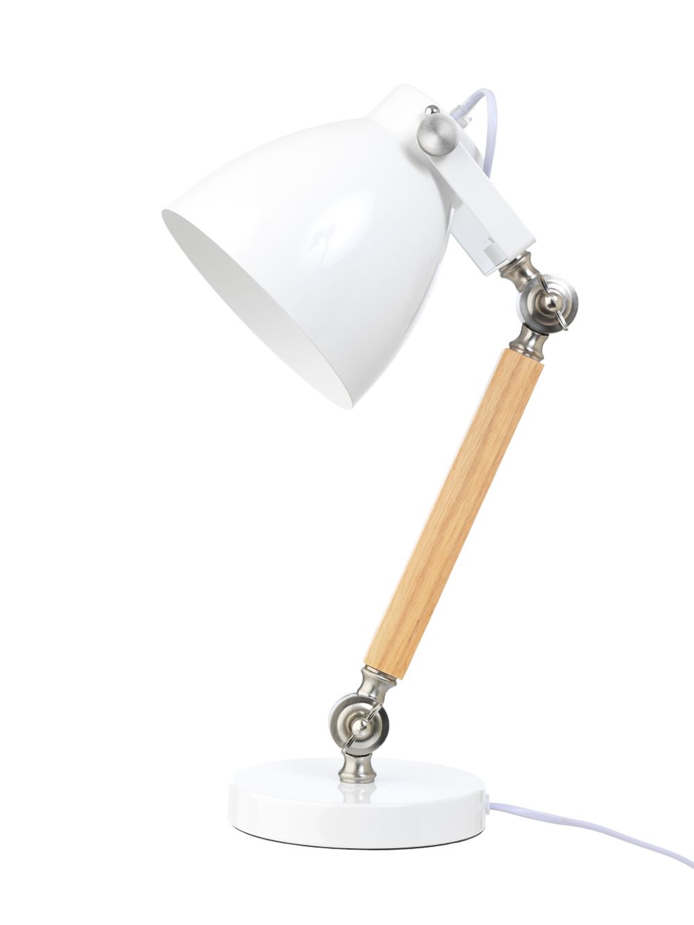 Bureaulamp LIFE TIME - Hout/wit SCE 8154