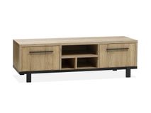 Tv-meubel WOODY groot - Natuur/zwart metaal MXF-182-000006