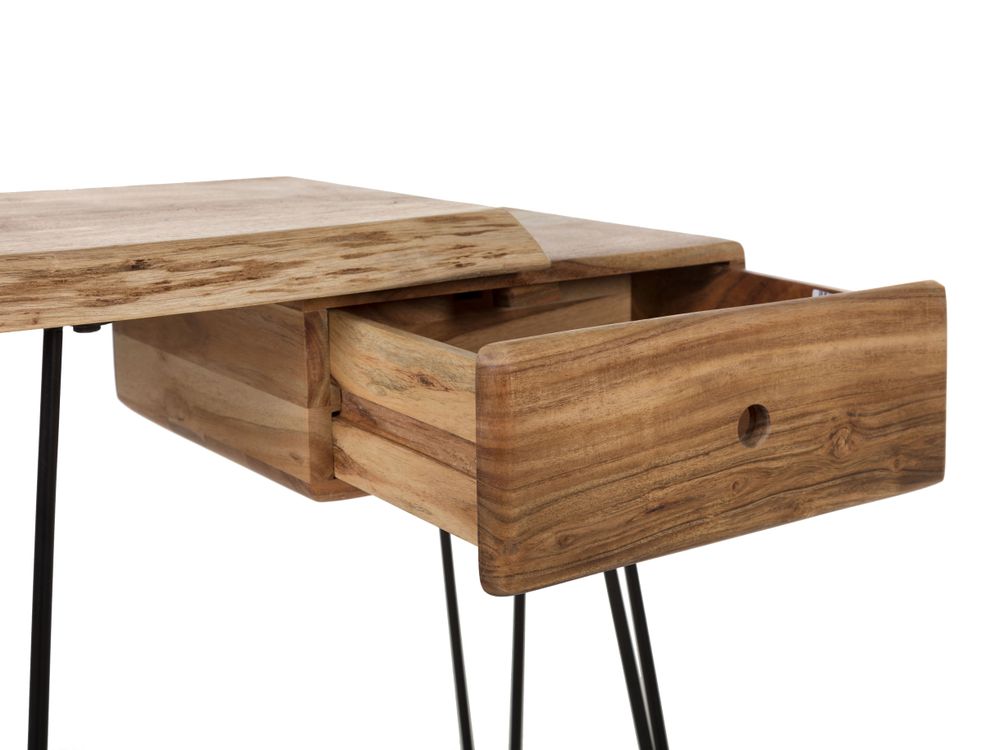 Nachtkastje LIVE EDGE - Naturel acaciahout ZLS 2514