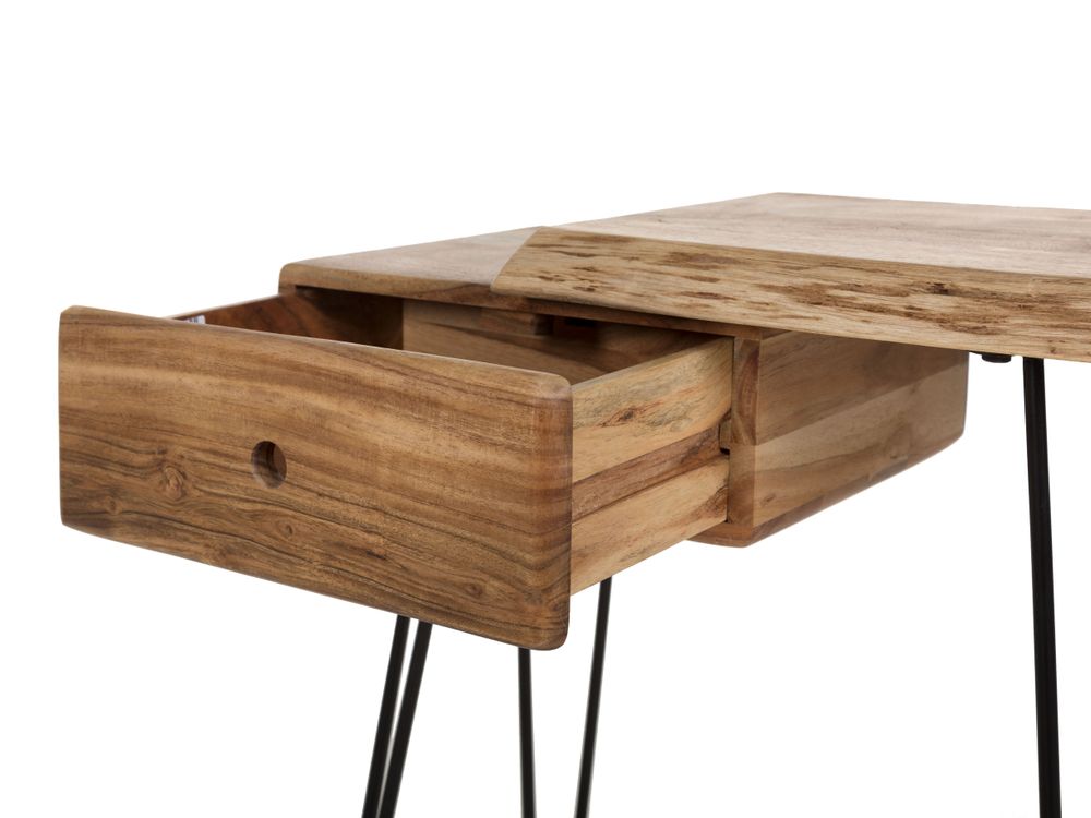 Nachtkastje LIVE EDGE - Naturel acaciahout ZLS 2515