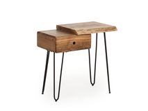 Nachtkastje LIVE EDGE - Naturel acaciahout ZLS 2515