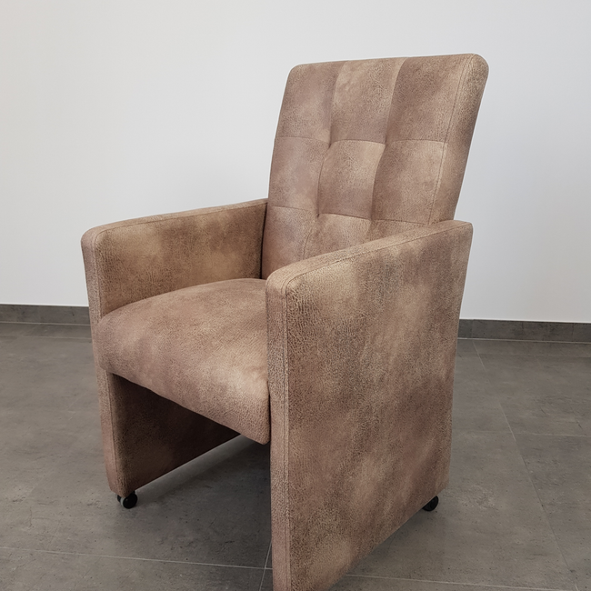 Stoel op wieltjes SAMOA - Preston mocca