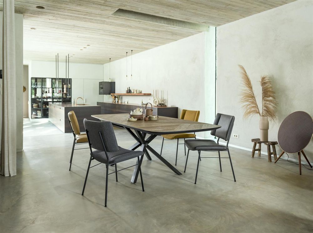 Stoel TATUM - Ponti okergeel XOO 36863SKB