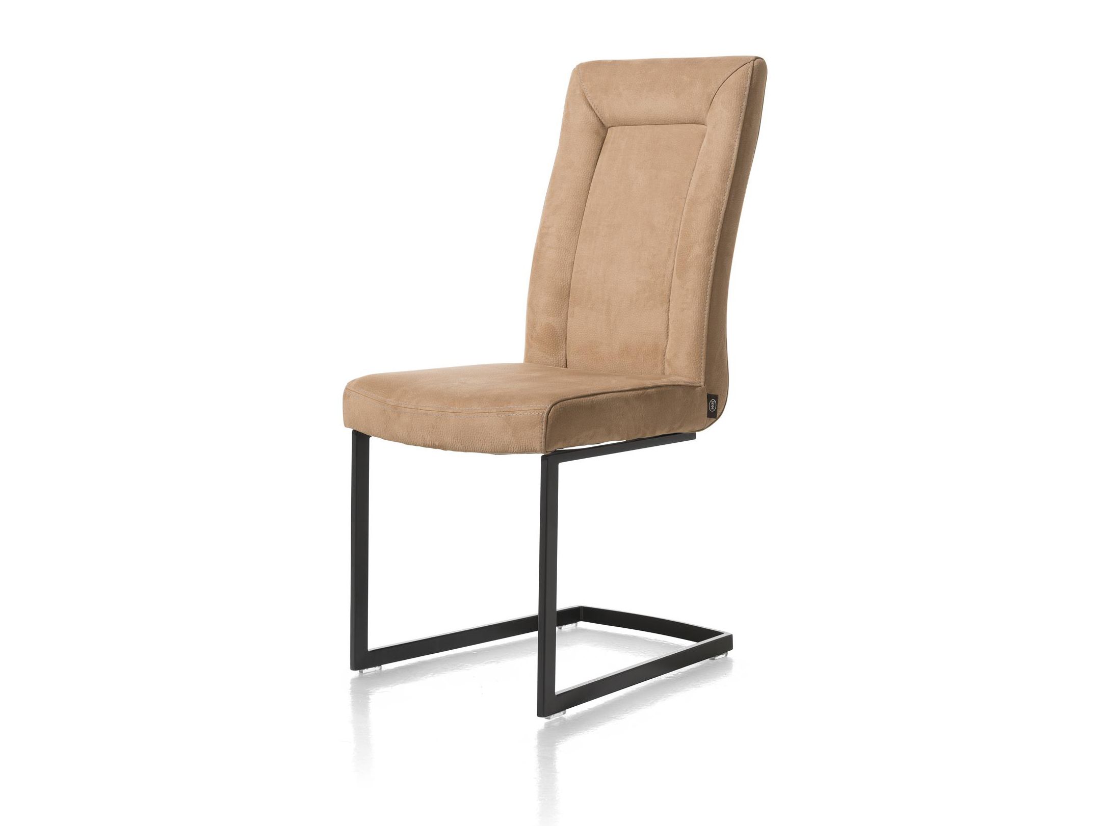 Stoel MALENE met swingframe - Nubucco donkerbruin