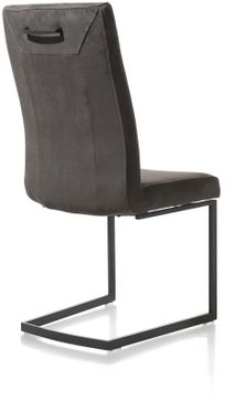 Stoel MALENE met swingframe - Nubucco camel HEH 36986DBR