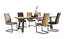 Stoel MALENE met swingframe - Nubucco camel HEH 36986CAM