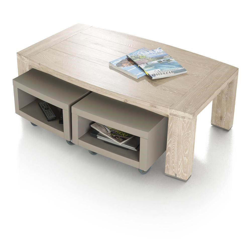 HENDERS & HAZEL - Salontafel BUCKLEY - Old Java Grey - hout - b120 x ...