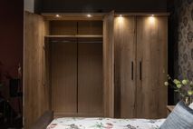 Kleerkast BRAXTON 4 deuren - Hout/metaal MXF-197-000030