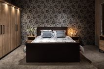 Kleerkast BRAXTON 4 deuren - Hout/metaal MXF-197-000030