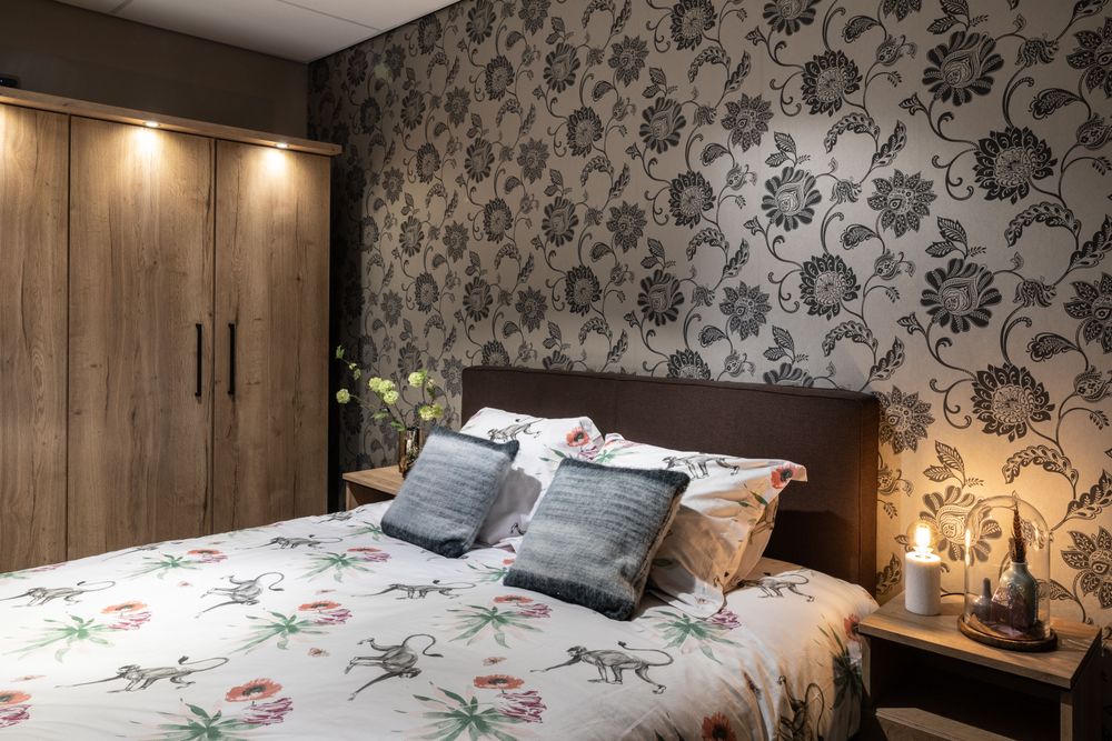 Kleerkast BRAXTON 4 deuren - Hout/metaal MXF-197-000030