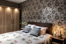 Kleerkast BRAXTON 4 deuren - Hout/metaal MXF-197-000030