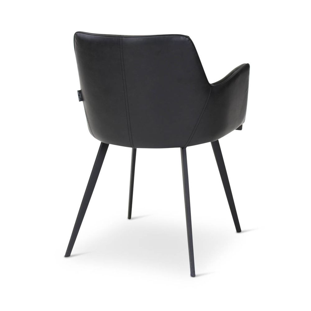 Armstoel RITA - Bruin lederlook VDC RI ASTZ