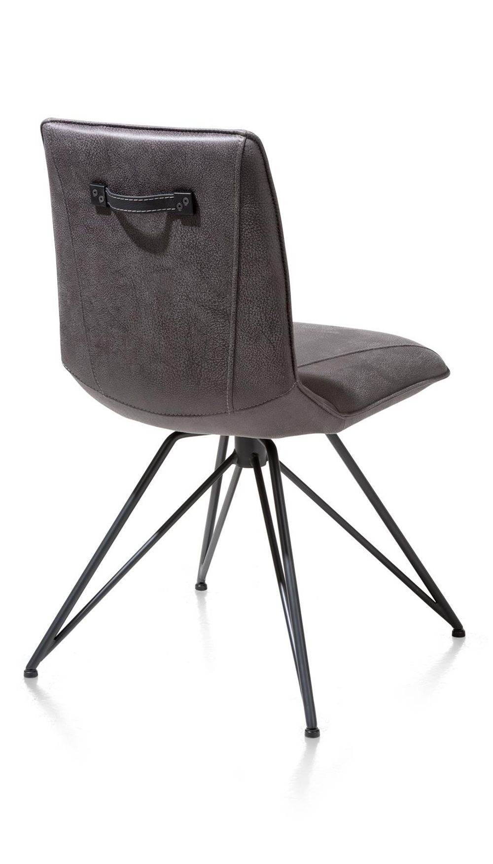 Eetkamerstoel MAC - Rocky antraciet XOO 36719-OBL
