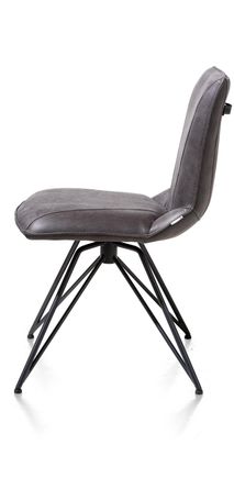 Eetkamerstoel MAC - Rocky antraciet XOO 36719-OBL