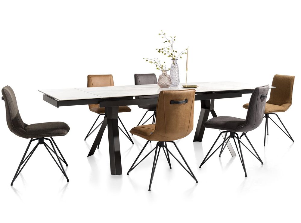 Eetkamerstoel MAC - Rocky antraciet XOO 36719COG
