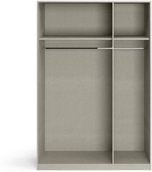 Draaideurkast ALABAMA met spiegel - Wit RCH AL5M04W