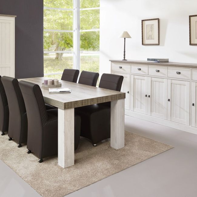 Barkast YORK - Lariks & Crystal Oak Beige