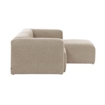 2-zit met chaise longue rechts BLOK - Beige KAV S574GR39