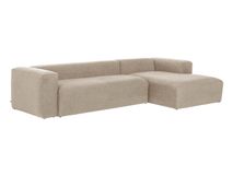 4-zit met chaise longue rechts BLOK - Beige KAV S573GR39