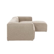 4-zit met chaise longue rechts BLOK - Beige KAV S573GR39