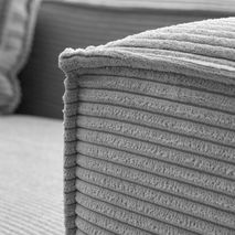 4-zit met chaise longue rechts BLOK - Grijs KAV S573LN15
