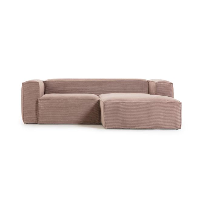 Hoekzetel BLOK - Roze corduroy