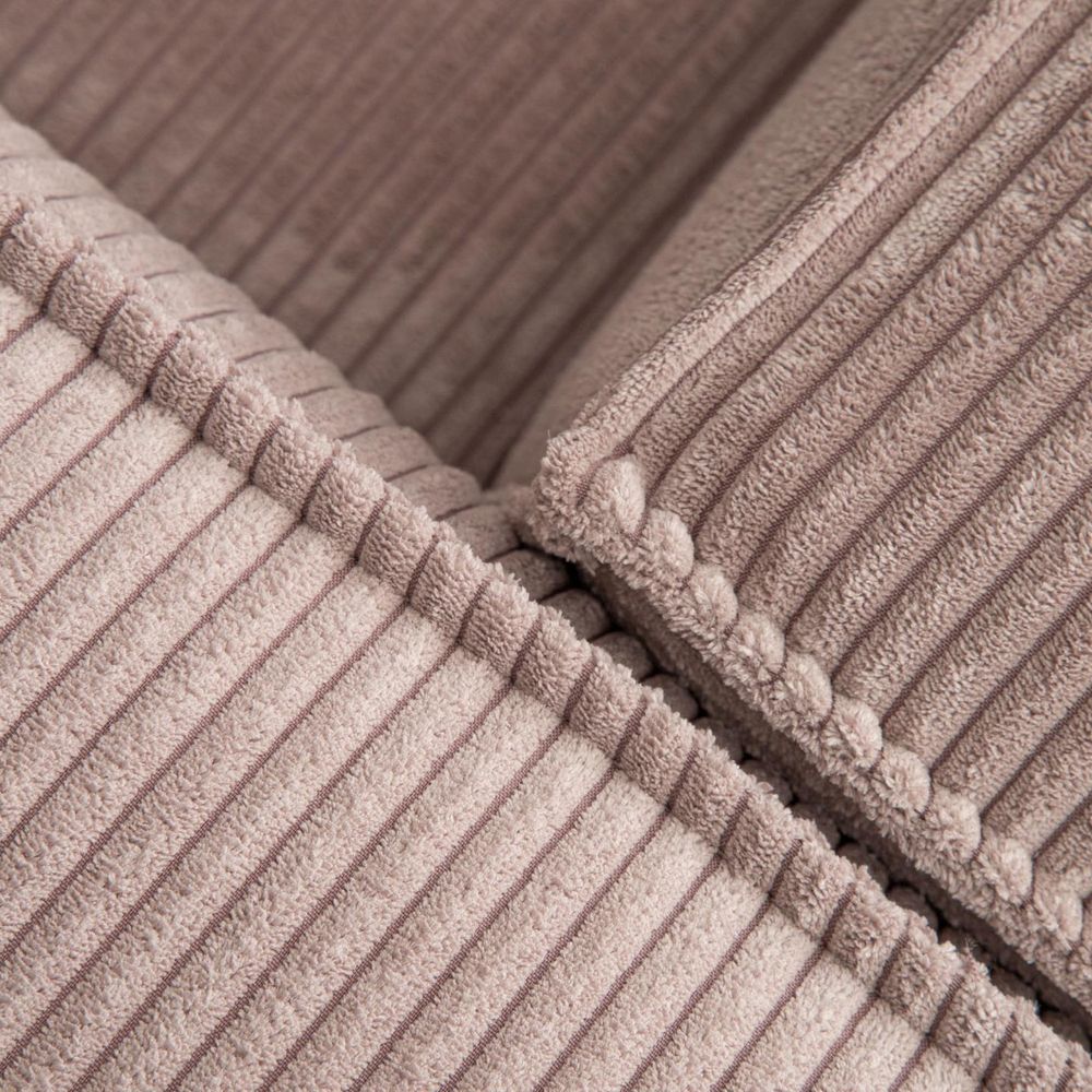 Hoekzetel BLOK - Roze corduroy KAV S574LN24