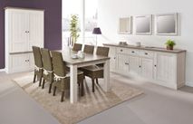 Wandkast YORK - Lariks & Crystal Oak Beige MBR-1-000007